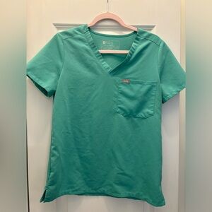 Surgical Green Fig Scrub Top XS
